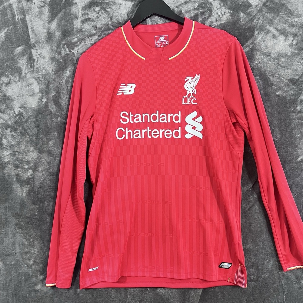 New Balance Soccer Football Jersey Size Small  Chartered  2015 - 2016 Bloke Core